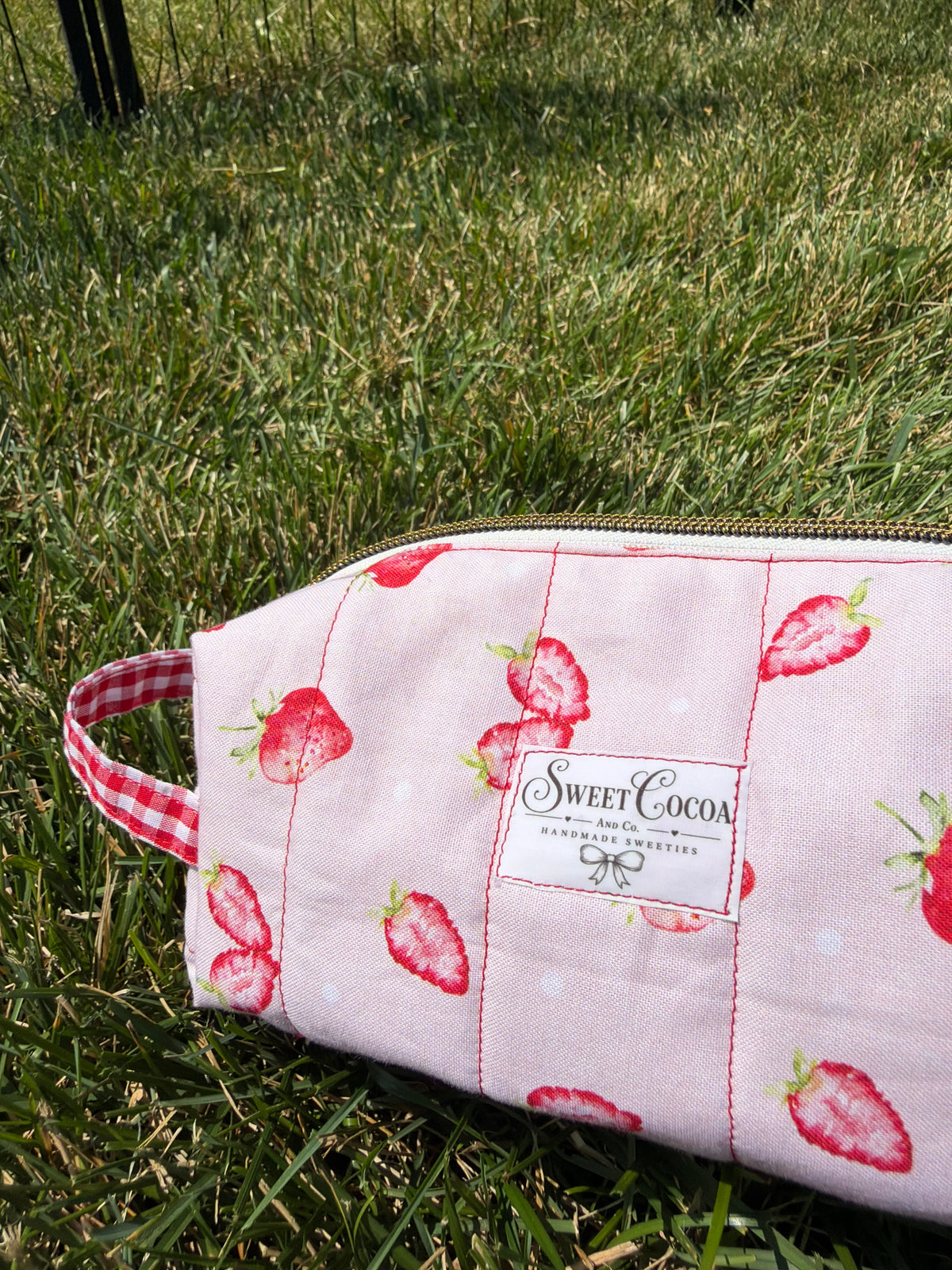 Sugar & Strawberries | Make Up Brush/Pencil Pouch