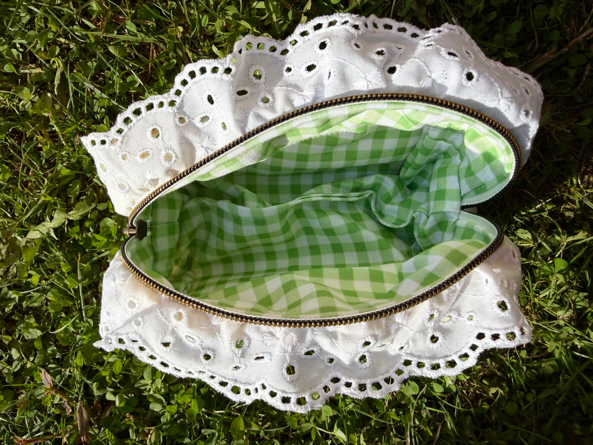 Garden Tea Party Mini | Make Up Brush/ Pencil Pouch