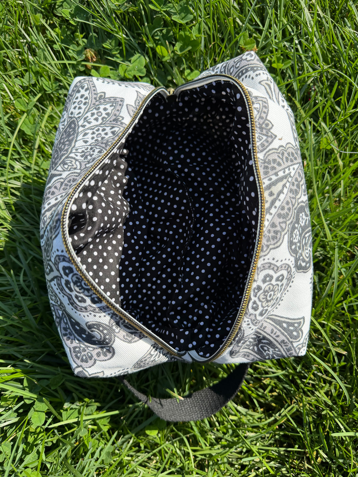 Midnight Paisley Bag {Large}