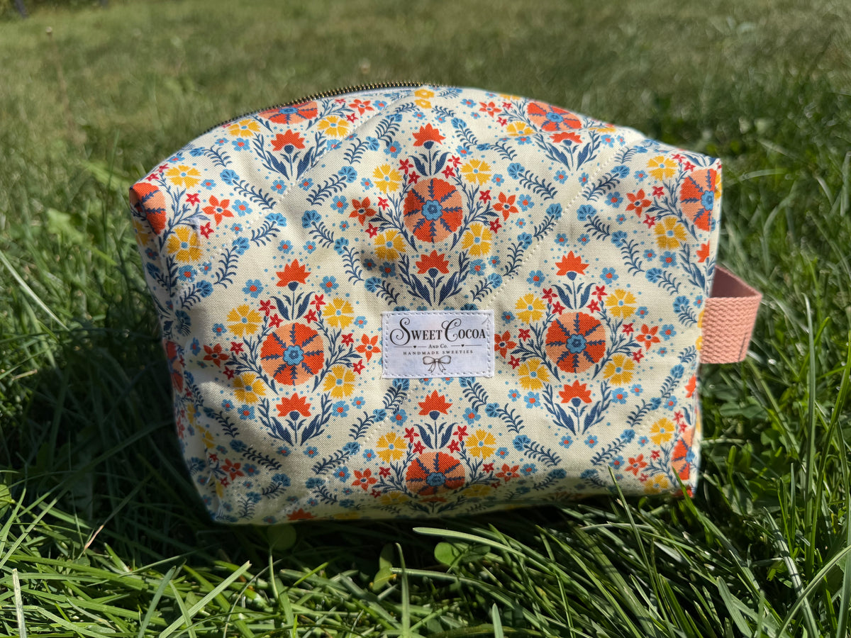 The Valencia {Signature Large Cosmetic Bag}