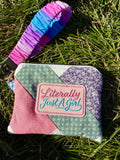 Literally, Just A Girl ! {Wallet & Wristlet Combo}