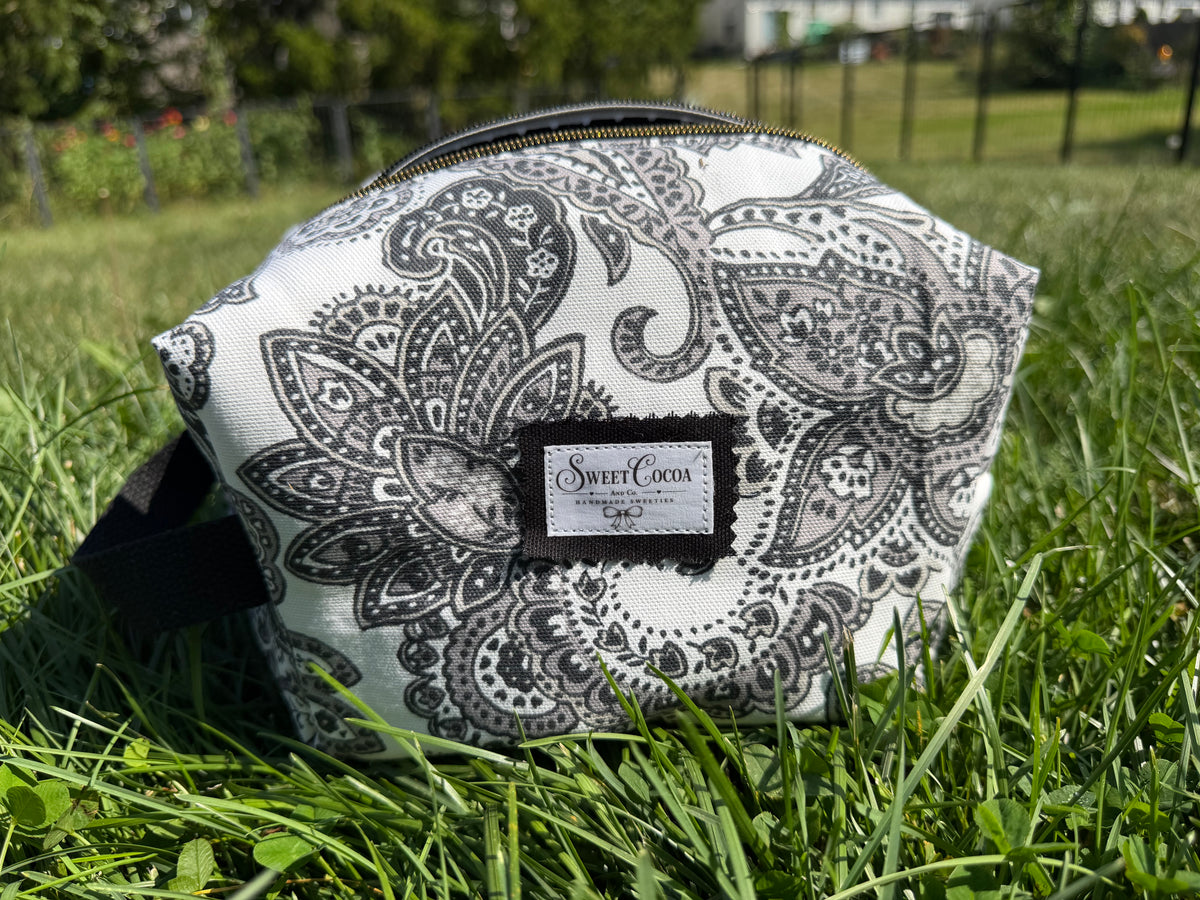 Midnight Paisley Bag {Large}