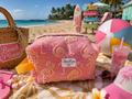 Pink Flamingo Beach Bag