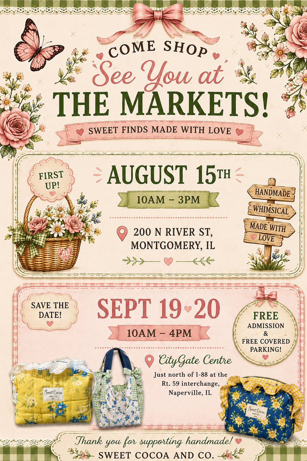 Upcoming Markets!