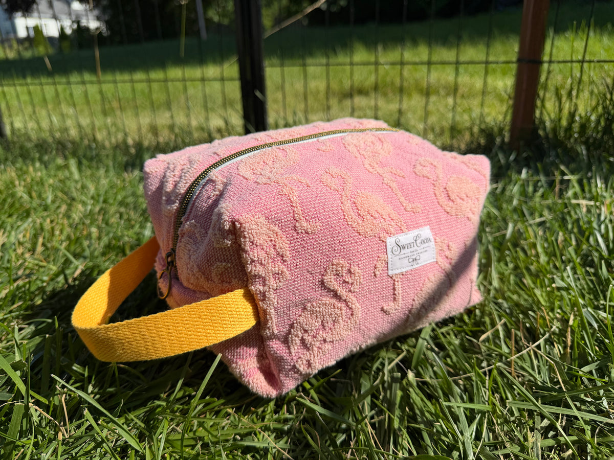 Pink Flamingo Beach Bag