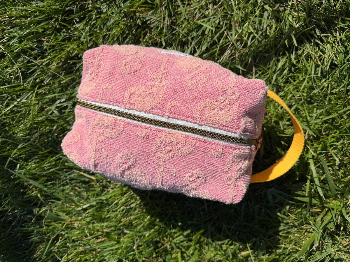 Pink Flamingo Beach Bag